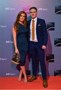 14 December 2019; In attendance during the RTÉ Sports Awards 2019 at RTÉ studios in Donnybrook, Dublin, are Boxer Kurt Walker and Ria Hanna. Photo by Brendan Moran/Sportsfile