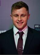 14 December 2019; In attendance during the RTÉ Sports Awards 2019 at RTÉ studios in Donnybrook, Dublin, is Rugby player and member of the 2019 Ireland U20 Grand Slam Championship winning team Craig Casey. Photo by Brendan Moran/Sportsfile