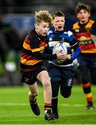 14 December 2019; Action from the Bank of Ireland Half-Time Minis between Lansdowne and Wanderers at the Heineken Champions Cup Pool 1 Round 4 match between Leinster and Northampton Saints at the Aviva Stadium in Dublin. Photo by Ramsey Cardy/Sportsfile