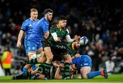 14 December 2019; Connor Tupai of Northampton Saints during the Heineken Champions Cup Pool 1 Round 4 match between Leinster and Northampton Saints at the Aviva Stadium in Dublin. Photo by Ramsey Cardy/Sportsfile