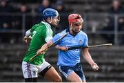 15 December 2019; Lorcan McMullan of Dublin in action against Gary Greville of Westmeath during the 2020 Walsh Cup Round 2 match between Westmeath and Dublin at TEG Cusack Park in Mullingar, Westmeath. Photo by Sam Barnes/Sportsfile