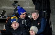 15 December 2019; Commentators Ger Cunningham, left, and Colm O'Connor during an Irish Examiner broadcast at the Co-op Superstores Munster Hurling League 2020 Group A match between Tipperary and Clare at McDonagh Park in Nenagh, Tipperary. Photo by Piaras Ó Mídheach/Sportsfile