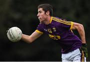 14 December 2019; Rory Heffernan of Wexford during the 2020 O'Byrne Cup Round 2 match between Wexford and Laois at St Patrick's Park in Enniscorthy, Wexford. Photo by Eóin Noonan/Sportsfile