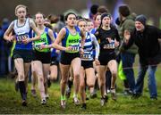 15 December 2019; Gara Williams of Metro/St. Brigid's A.C., Co. Dublin, competing in the U15 Girl's 3500m during the Irish Life Health Novice & Juvenile Uneven XC at Cow Park in Dunboyne, Co. Meath. Photo by Harry Murphy/Sportsfile