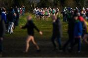15 December 2019; A general view of the field during the U17 Boys 5000m during the Irish Life Health Novice & Juvenile Uneven XC at Cow Park in Dunboyne, Co. Meath. Photo by Harry Murphy/Sportsfile