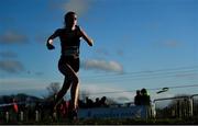 15 December 2019; Sarah Bateson of Clonliffe Harriers A.C., Co. Dublin, competing in the U19 Girl's 4000m during the Irish Life Health Novice & Juvenile Uneven XC at Cow Park in Dunboyne, Co. Meath. Photo by Harry Murphy/Sportsfile