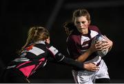15 December 2019; Action during the Leinster Rugby Girls 18s Plate Final match between Dundalk and Tullow at Energia Park in Donnybrook, Dublin. Photo by Ramsey Cardy/Sportsfile