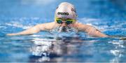 15 December 2019; Niamh Kilgallen of National Centre Dublin competing in the Womens 200m Breaststroke final during day four of the Irish Short Course Championships at the National Aquatic Centre in Abbotstown, Dublin. Photo by Eóin Noonan/Sportsfile