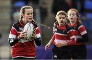 15 December 2019; Action during the Leinster Rugby Girls U14 Cup Final match between Naas and Wicklow at Energia Park in Donnybrook, Dublin. Photo by Ramsey Cardy/Sportsfile