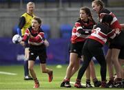 15 December 2019; Action during the Leinster Rugby Girls U14 Cup Final match between Naas and Wicklow at Energia Park in Donnybrook, Dublin. Photo by Ramsey Cardy/Sportsfile