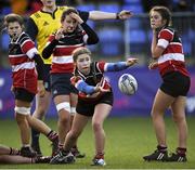 15 December 2019; Action during the Leinster Rugby Girls U16 Cup Final match between Portlaoise and Wicklow at Energia Park in Donnybrook, Dublin. Photo by Ramsey Cardy/Sportsfile