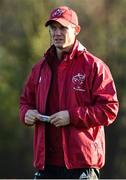 17 December 2019; Munster Senior coach Stephen Larkham during a Munster Rugby squad training session at University of Limerick in Limerick. Photo by Matt Browne/Sportsfile