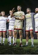 13 December 2019; Iain Henderson of Ulster talks to his players after the Heineken Champions Cup Pool 3 Round 4 match between Harlequins and Ulster at Twickenham Stoop in London, England. Photo by John Dickson/Sportsfile