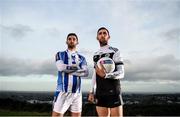 19 December 2019; Ballyboden St. Endas Footballer Shane Clayton, left, is pictured with Kilcoo and former Down Footballer Aiden Brannigan ahead of the AIB GAA All-Ireland Senior Football Club Championship Semi-Final where they face Kilcoo of Down on Saturday January 4th at Kingspan Breffni Park, Cavan. AIB is in its 29th year sponsoring the GAA Club Championship and is delighted to continue to support the Junior, Intermediate and Senior Championships across football, hurling and camogie. For exclusive content and behind the scenes action throughout the AIB GAA & Camogie Club Championships follow AIB GAA on Facebook, Twitter, Instagram and Snapchat. Photo by Eóin Noonan/Sportsfile