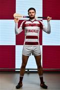 19 December 2019; Slaughtneil Hurler Chrissy McKaigue stands for a portrait ahead of the AIB GAA All-Ireland Senior Hurling Club Championship Semi-Final where they face Ballyhale Shamrocks of Kilkenny on Sunday January 5th at Páirc Esler, Newry. AIB is in its 29th year sponsoring the GAA Club Championship and is delighted to continue to support the Junior, Intermediate and Senior Championships across football, hurling and camogie. For exclusive content and behind the scenes action throughout the AIB GAA & Camogie Club Championships follow AIB GAA on Facebook, Twitter, Instagram and Snapchat. Photo by Sam Barnes/Sportsfile