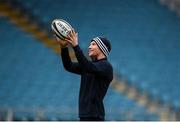 19 December 2019; Ciarán Frawley during a Leinster Rugby Captains Run at the RDS Arena in Dublin. Photo by Harry Murphy/Sportsfile