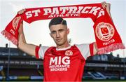 20 December 2019; Shane Griffin stands for a portrait after signing a new contract with St. Patrick's Athletic FC at Richmond Park in Dublin. Photo by Sam Barnes/Sportsfile