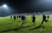 20 December 2019; Tipperary players make their way to the pitch before the Co-op Superstores Munster Hurling League 2020 Group A match between Limerick and Tipperary at LIT Gaelic Grounds in Limerick. Photo by Piaras Ó Mídheach/Sportsfile