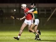 20 December 2019; Tim O'Mahony of Cork in action against Gavin Dooley of Kerry during the Co-op Superstores Munster Hurling League 2020 Group B match between Cork and Kerry at Mallow GAA Grounds in Mallow, Cork. Photo by Matt Browne/Sportsfile