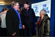 20 December 2019; Leinster player Ross Byrne with supporters in the Blue Room prior to the Guinness PRO14 Round 8 match between Leinster and Ulster at the RDS Arena in Dublin. Photo by Brendan Moran/Sportsfile