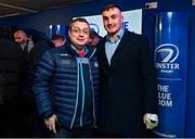20 December 2019; Leinster player Ronán Kelleher with supporters in the Blue Room prior to the Guinness PRO14 Round 8 match between Leinster and Ulster at the RDS Arena in Dublin. Photo by Brendan Moran/Sportsfile