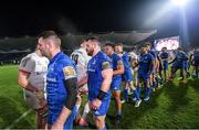20 December 2019; Fergus McFadden and Cian Healy of Leinster following the Guinness PRO14 Round 8 match between Leinster and Ulster at the RDS Arena in Dublin. Photo by Ramsey Cardy/Sportsfile