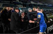 20 December 2019; Fergus McFadden of Leinster with friends following the Guinness PRO14 Round 8 match between Leinster and Ulster at the RDS Arena in Dublin. Photo by Ramsey Cardy/Sportsfile
