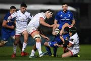 20 December 2019; Fergus McFadden of Leinster is tackled by Angus Curtis of Ulster during the Guinness PRO14 Round 8 match between Leinster and Ulster at the RDS Arena in Dublin. Photo by Ramsey Cardy/Sportsfile