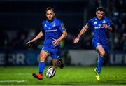 20 December 2019; Jamison Gibson-Park, left, and Fergus McFadden of Leinster during the Guinness PRO14 Round 8 match between Leinster and Ulster at the RDS Arena in Dublin. Photo by Ramsey Cardy/Sportsfile