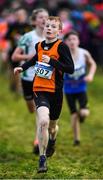 15 December 2019; Ruairi Walsh of Nenagh Olympic A.C., Co. Tipperary, competing in the U13 Boy's 3500m during the Irish Life Health Novice & Juvenile Uneven XC at Cow Park in Dunboyne, Co. Meath. Photo by Harry Murphy/Sportsfile