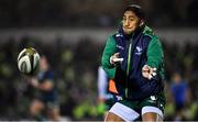 21 December 2019; Bundee Aki of Connacht prior to the Guinness PRO14 Round 8 match between Connacht and Munster at The Sportsground in Galway. Photo by Brendan Moran/Sportsfile