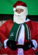 21 December 2019; Santa Claus looks on prior to the Guinness PRO14 Round 8 match between Connacht and Munster at The Sportsground in Galway. Photo by Brendan Moran/Sportsfile