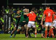 21 December 2019; Paul Boyle of Connacht and Chris Cloete of Munster tussle off the ball during the Guinness PRO14 Round 8 match between Connacht and Munster at The Sportsground in Galway. Photo by Seb Daly/Sportsfile