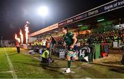 21 December 2019; Quinn Roux of Connacht runs out to make his 100th appearance prior to the Guinness PRO14 Round 8 match between Connacht and Munster at The Sportsground in Galway. Photo by Brendan Moran/Sportsfile