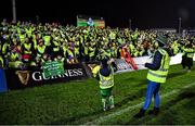 21 December 2019; Supporters take part in a hi-vis yellow jacket world record attempt at half-time during the Guinness PRO14 Round 8 match between Connacht and Munster at The Sportsground in Galway. Photo by Brendan Moran/Sportsfile