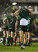 21 December 2019; Stephen Fitzgerald of Connacht reacts at the final whistle following his side's defeat during the Guinness PRO14 Round 8 match between Connacht and Munster at The Sportsground in Galway. Photo by Seb Daly/Sportsfile
