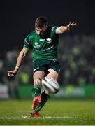 21 December 2019; Jack Carty of Connacht kicks a conversion during the Guinness PRO14 Round 8 match between Connacht and Munster at The Sportsground in Galway. Photo by Brendan Moran/Sportsfile