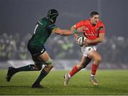 21 December 2019; Dan Goggin of Munster in action against Ultan Dillane of Connacht during the Guinness PRO14 Round 8 match between Connacht and Munster at The Sportsground in Galway. Photo by Seb Daly/Sportsfile