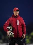 21 December 2019; Munster Senior Coach Stephen Larkham during the Guinness PRO14 Round 8 match between Connacht and Munster at The Sportsground in Galway. Photo by Seb Daly/Sportsfile