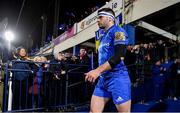 20 December 2019; Fergus McFadden of Leinster walks out prior to the Guinness PRO14 Round 8 match between Leinster and Ulster at the RDS Arena in Dublin. Photo by Brendan Moran/Sportsfile