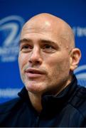 23 December 2019; Backs coach Felipe Contepomi during a Leinster Rugby Press Conference at Leinster Rugby Headquarters in Dublin. Photo by Piaras Ó Mídheach/Sportsfile