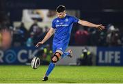 20 December 2019; Harry Byrne of Leinster during the Guinness PRO14 Round 8 match between Leinster and Ulster at the RDS Arena in Dublin. Photo by Brendan Moran/Sportsfile