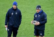 23 December 2019; Head coach Leo Cullen, left, with scrum coach Robin McBryde during Leinster Rugby squad training at Energia Park in Dublin. Photo by Piaras Ó Mídheach/Sportsfile