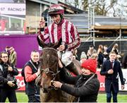 26 December 2019; Cedarwood Road, with Davy Russell up, after winning the Best With Tote Maiden Hurdle during Day One of the Leopardstown Christmas Festival 2019 at Leopardstown Racecourse in Dublin. Photo by Matt Browne/Sportsfile