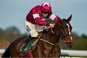 27 December 2019; Abacadabras, with Jack Kennedy up, on their way to winning the The Paddy Power Future Champions Novice Hurdle during Day Two of the Leopardstown Christmas Festival 2019 at Leopardstown Racecourse in Dublin. Photo by Matt Browne/Sportsfile