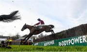 27 December 2019; Roaring Bull, with Jack Kennedy up, jump the last on their way to winning the Paddy Power Steeplechase during Day Two of the Leopardstown Christmas Festival 2019 at Leopardstown Racecourse in Dublin. Photo by David Fitzgerald/Sportsfile