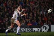 27 December 2019; Billy Burns of Ulster during the Guinness PRO14 Round 9 match between Ulster and Connacht at the Kingspan Stadium in Belfast. Photo by Ramsey Cardy/Sportsfile
