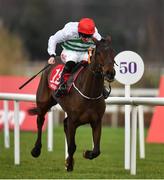 28 December 2019; The Bosses Oscar, with Davy Russell up, race clear to win theTote Supporting Leopardstown Maiden Hurdle during Day Three of the Leopardstown Christmas Festival 2019 at Leopardstown Racecourse in Dublin. Photo by David Fitzgerald/Sportsfile