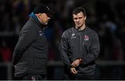 27 December 2019; Ulster head coach Dan McFarland, left, and Ulster attack coach Dwayne Peel ahead of the Guinness PRO14 Round 9 match between Ulster and Connacht at the Kingspan Stadium in Belfast. Photo by Ramsey Cardy/Sportsfile