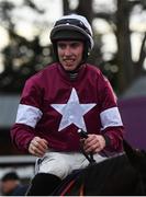 28 December 2019; Jack Kennedy after riding Apple's Jade to winning the Frank Ward Memorial Hurdle during Day Three of the Leopardstown Christmas Festival 2019 at Leopardstown Racecourse in Dublin. Photo by Harry Murphy/Sportsfile